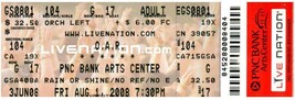 Of A Revolution O.A.R. Ticket Stub August 1 2008 Holmdel New Jersey - £11.69 GBP