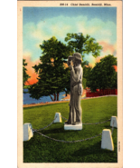 Vtg Postcard, Chief Bemidji, Statue located on the shore of Lake Bemidji - $6.43