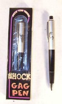 Engraved Shocking Pen Assorted Designs New Prank Joke Gag Gift Shocks - £4.47 GBP