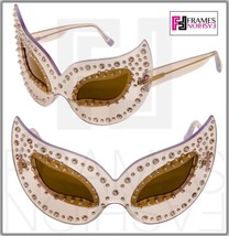 Linda Farrow Agent Provocateur Disguise Me Champagne Gold Spike Polarized Mask - £288.27 GBP