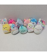 Lot Of 11 Mini 2&quot; Squishville Plushies Squishmallows Cute Special Collec... - $26.33 CAD