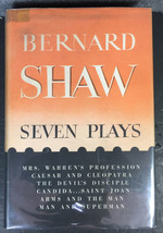 Seven Plays by George Bernard Shaw, 1951, Dodd, Mead &amp; Company, HC with DJ - £35.01 GBP