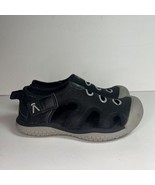 KEEN Stingray Black/Grey TPU Round Toe Slip On Water Shoes Kids Size 1 - $25.00