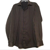 INSIDE OUT A2Z LONG SLEEVE REVERSIBLE 2 in 1 BUTTON FRONT Dress Shirt Me... - $266.67 MXN