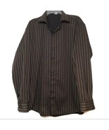 INSIDE OUT A2Z LONG SLEEVE REVERSIBLE 2 in 1 BUTTON FRONT Dress Shirt Me... - €12,18 EUR