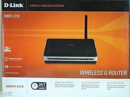 D Link WBR 1310 4Port 10/100 Wireless G Router switch LAN WAN broadband modem - £20.18 GBP
