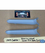 OEM 1959 59 Cadillac STEERING WHEEL CENTER SPOKE TRIM COVERS (PAIR) **RA... - $3,267.68 MXN