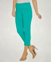 Women&#39;s Wicked by Women with Control Crop Pants Petite XX-Small Electric Teal - £7.45 GBP