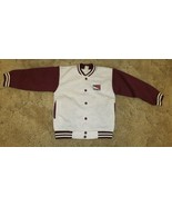 Brand NEW Boy&#39;s Tommy Sports V Neck Jacket Size: Large Maroon/White/Gray - £11.80 GBP