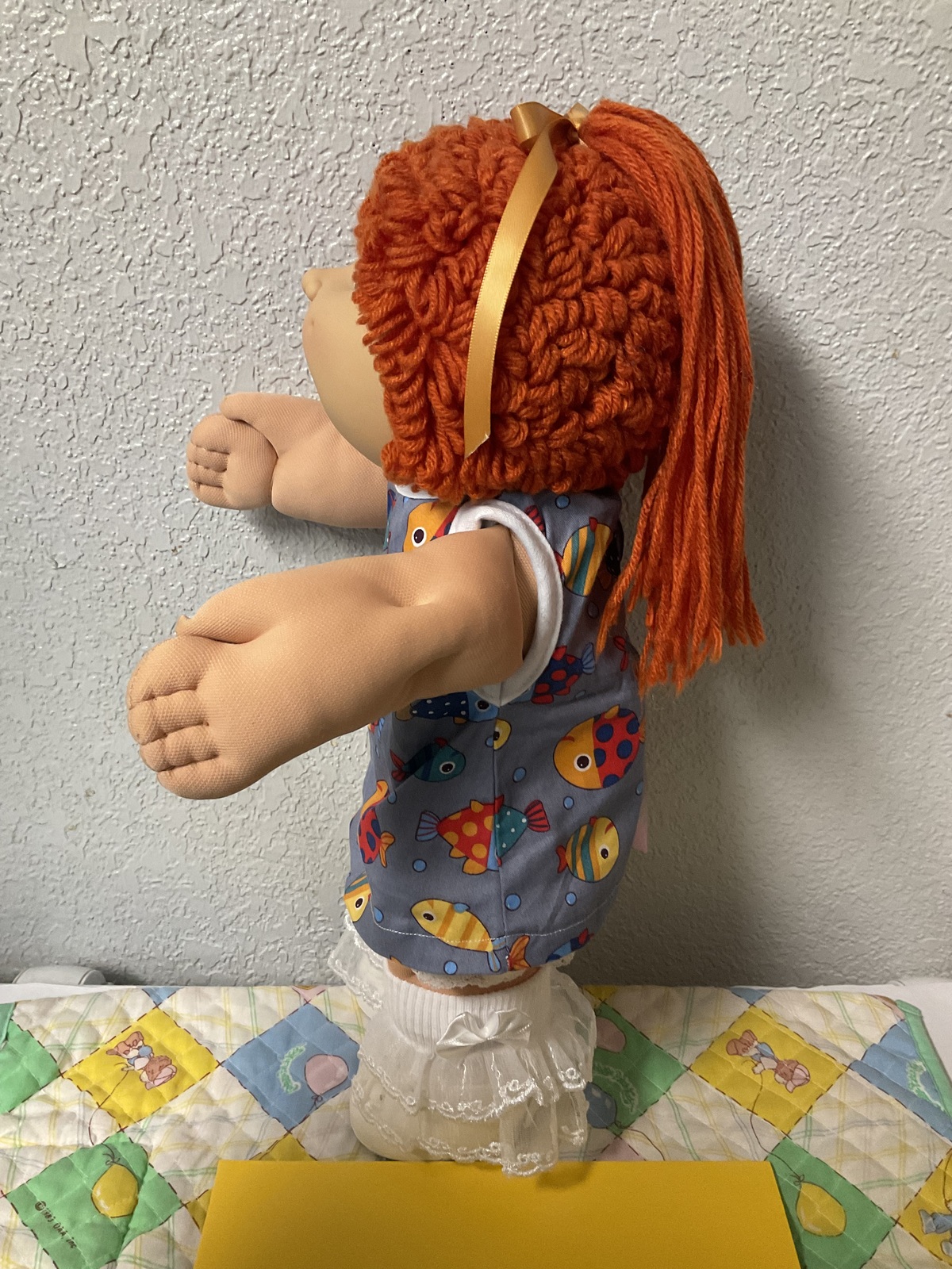 RARE Vintage Cabbage Patch Kid Girl Red Single Poodle Pony IC1 Taiwan HM#8 1986 Item image 7