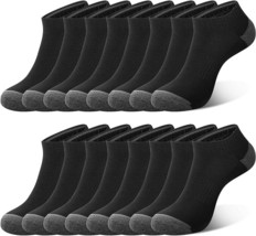 COOVAN 8 Pairs Mens Ankle Socks Low Cut Breathable Casual Socks Size 6-12 - $22.01