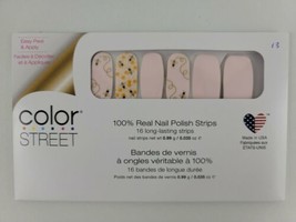 Color Street BEE YOU 100% Real Nail Polish Strips Soft Pink Honey Bees RETIRED! - £23.59 GBP