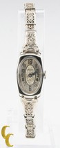 Vintage Gruen 14k White Gold Women&#39;s Art Deco Hand-Winding Watch w/ Stretch Band - £1,187.04 GBP