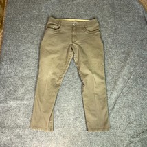 Kuhl Mens Pants 34x28 Brown Law Jean Canvas Workwear Gorp Vintage Patina... - $49.98