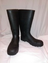 Genfoot Commercial Steel Toe - Slip Resistant Rubber Boots Men&#39;s Size 7 LM69456 - £20.63 GBP