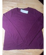 XXS Eileen Fisher Jewel Neck Pullover S3FVS-W6011M RASBY  $198.00 - $89.99