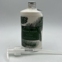 Williams Sonoma Essential Oils Winter Forest Shea Hand Lotion + Pump 16oz NEW - $23.36