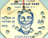 Vintage Coney Island Steeplechase Park Combination Badge - $47.47