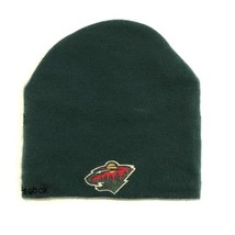 Reebok Minnesota Wild Goalie Mask Kids Winter Hat Green NHL Hockey Cap - $6.95