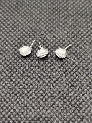 (3) WWII Micro Armour Tank Top Metal Miniature Bits 1/285 Scale - $8.90