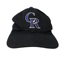 VTG Colorado Rockies Outdoor Cap Hat Size Youth Snapback Black Purple - $49.49