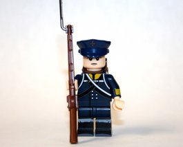 Prussian Landwehr Napoleonic Infantry Officer Waterloo Minifigure Custom - $6.50