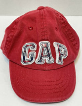 Baby Gap Toddler Small to Medium Ball Cap Red White Blue Stretch  - $12.60
