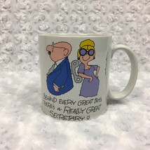 Secretary Day Gift Collectible Coffee Tea Mug Cup w Quote Vintage Russ B... - £9.00 GBP