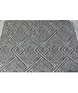 5-3/4 Yards, 45&quot; Wide, 100% Heavy Weight Cotton, Black &amp; White Fabric - $35.00
