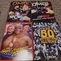 WWE OMG Top 50 WCW Great American Bash Superstars Of All Time DVD Lot Wrestling - £23.50 GBP