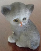 Cute Miniature Kitty Cat Figurine – Gdc – Tiny Little Figurine – Cute Design - £7.03 GBP
