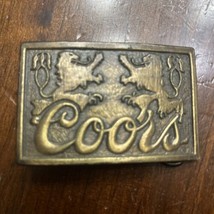 Vintage Coors Brass Belt Buckle - £7.66 GBP
