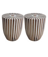 Stripe Round Table | Bohemian table | Table interior | Boho side table |... - $9,464.25 MXN