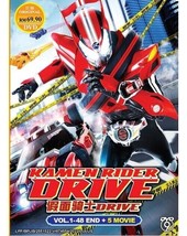 Kamen Rider Drive Complete Series VOL1-48 End + 5 Movie Dvd Eng Sub Ship From Us - £28.61 GBP