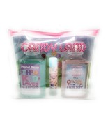 3 Pc CANDYLAND Hygiene Travel Bag Set Hand Soap Lip Balm Berry Lollipop ... - $8.50