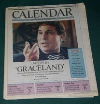 PAUL SIMON CALENDAR NEWSPAPER SUPPLEMENT VINTAGE 1990 - $665.07 MXN