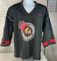 Vintage Nike Team Blackhawks NHL Street Hockey Pullover Jersey Size Large - $59.39