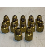 12 Quantity of Fire Pipe Adapter Brass Fittings 21mm OD 16mm Thread (12 ... - $41.01 CAD