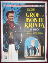 1961 Count of Monte Cristo Original Movie Poster French Film Claude Autant Lara - £30.84 GBP