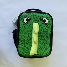 3D Dinosaur Lunch Box Bag with Drink Holder Insulated - Alligator - £13.25 GBP