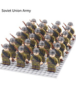 24pcs/Lot WW2 Military Soldiers Building Blocks Weapons Action Figures T... - £25.61 GBP