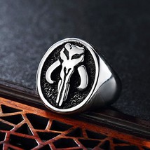 Classic, Silver, Stainless Steel, Star Wars, The Mandalorian (Mythosaur) Ring - $21.99