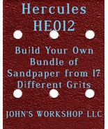 Build Your Own Bundle of HERCULES HE012 1/4 Sheet No-Slip Sandpaper - 17... - $1.37 CAD