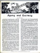 The Burroughs Bulletin  # 17 Agony and Ecstasy 1967 House of Greystoke  - £38.91 GBP