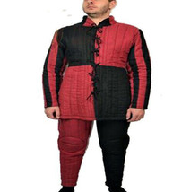 Gambeson With Lagging Medieval Thick Padded Costume sca Armor Aketon Jacket - £136.86 GBP+