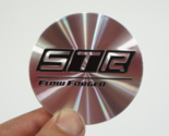STR Flow Forged Wheels Silver Metal Custom Wheel Hub Center Caps Single - $30.00