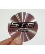 STR Flow Forged Wheels Silver Metal Custom Wheel Hub Center Caps Single - $571.18 MXN