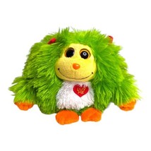 Ty Beanie Babies Monstaz Maxine Fuzzy Green Monster Plush Stuffed Animal 6&quot; Doll - £7.74 GBP