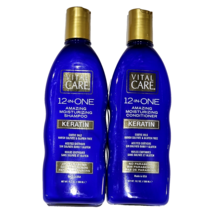 2 Pack Vital Care 12 In One Amazing Shampoo Conditioner Set Keratin Exotic Oils - £20.51 GBP