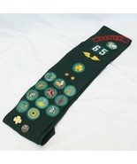 Girl Scout Sash with Wings Patch 13 Badges 2 Stars 2 Pins Susitna Alaska... - $29.39